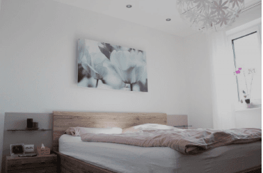 Infraroodpaneel in een slaapkamer